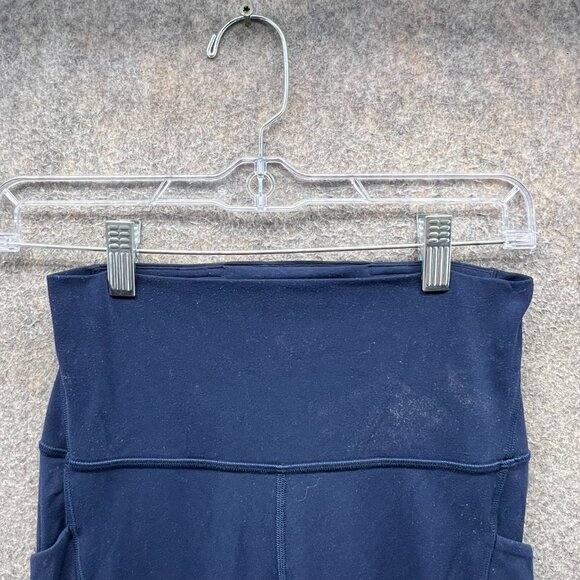 Lululemon Pants Womens 6 Blue High Rise Full Length Athletic Gym Legging Pocket - Picture 6 of 11